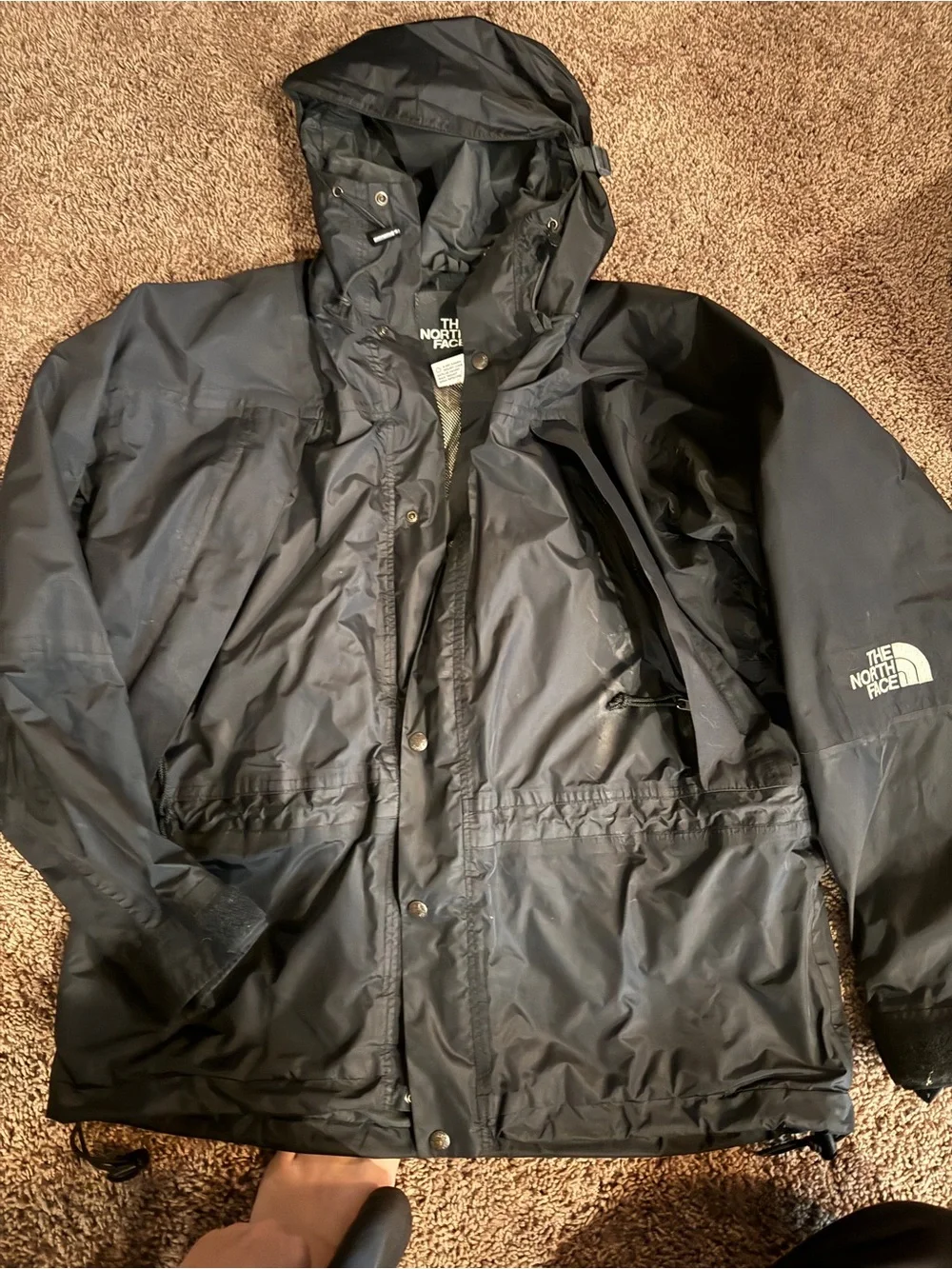 The North Face Black Hooded Shell Jacket